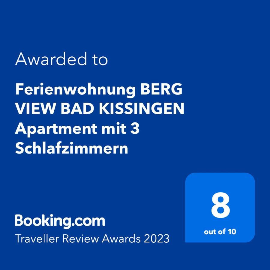Ferienwohnung Berg View Bad Kissingen Apartment Mit 3 Schlafzimmern ภายนอก รูปภาพ